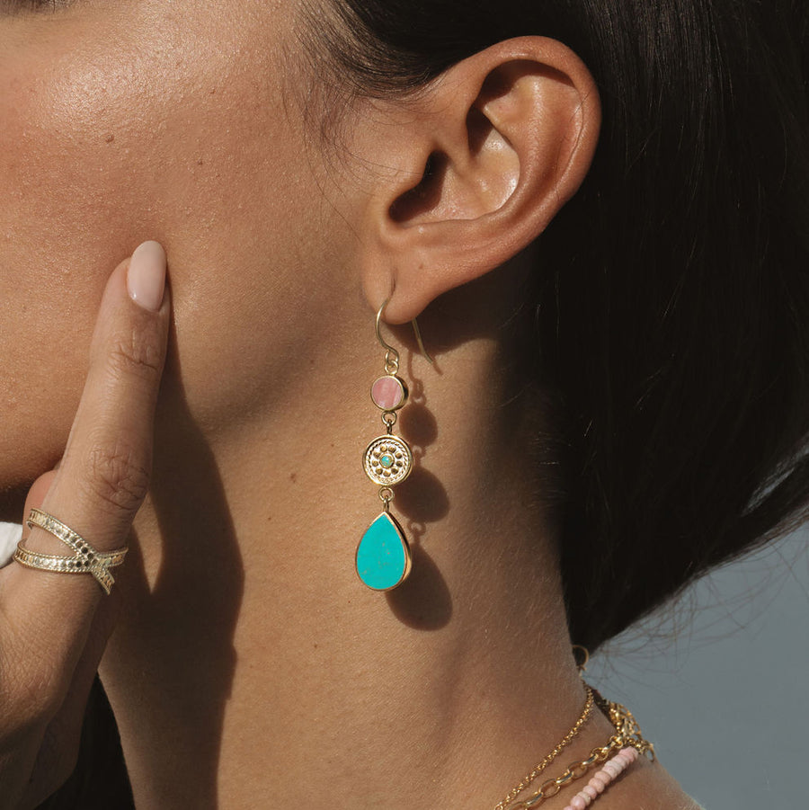 Zorro Triple Drop Earrings